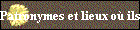 Patronymes et lieux o ils apparaissent